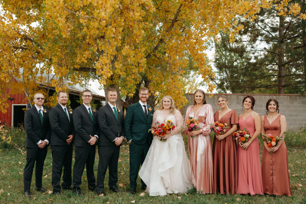 Fall wedding florals in Colorado