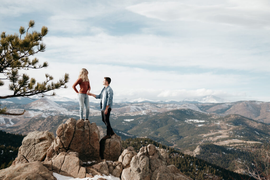 Engagement session in Boulder, Colorado. wedding photographers denver