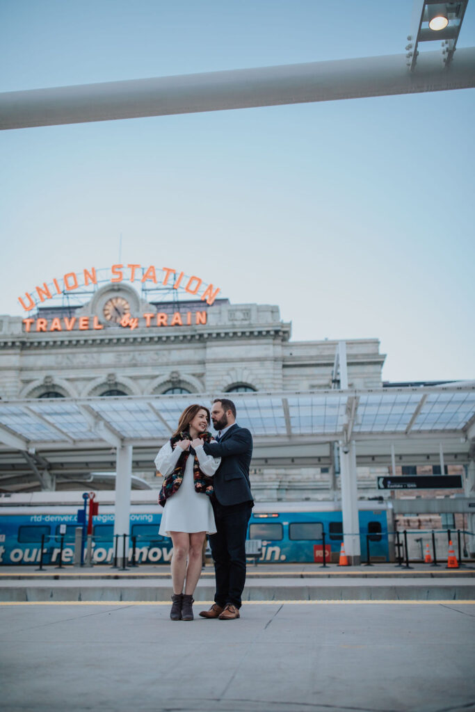 Union Station Engagement Session. wedding photographers denver, engagement session ideas