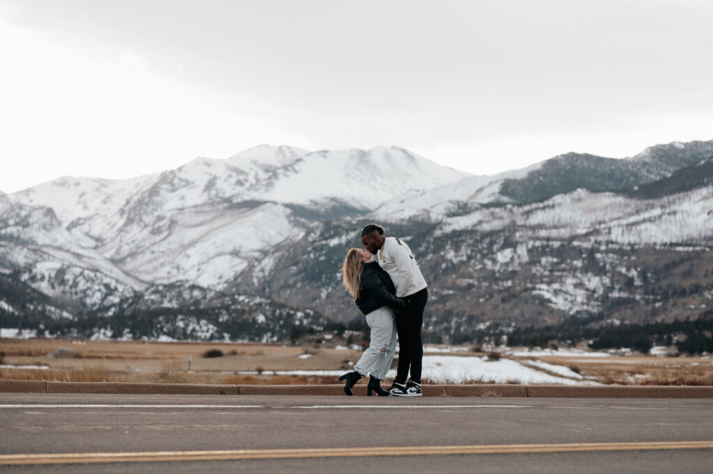 Rocky Mountain Park Engagement Session. colorado mountain wedding photographer