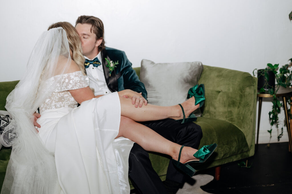 colorado wedding photographer - flash photography of bride and groom