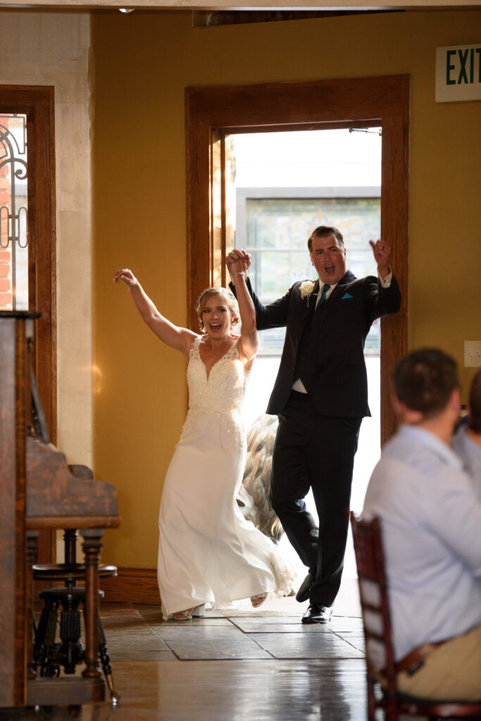 Bride and groom entrance